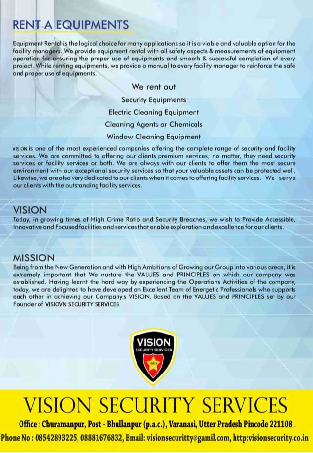 Vision Security Services  Company Information