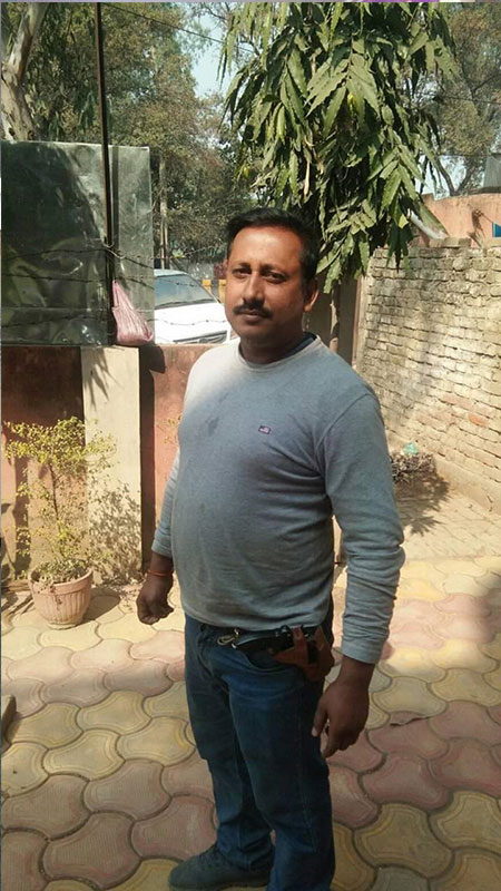 Gun man security guard